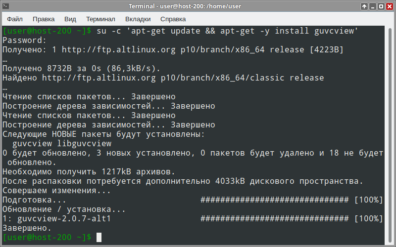 Файл:Guvcview-Terminal-installation.png