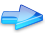 Blue Glass Arrow.svg